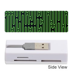 Pipes Green Light Circle Memory Card Reader (stick) 