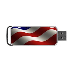Flag United States Stars Stripes Symbol Portable Usb Flash (two Sides) by Simbadda