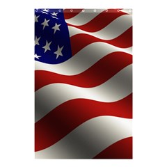 Flag United States Stars Stripes Symbol Shower Curtain 48  X 72  (small)  by Simbadda