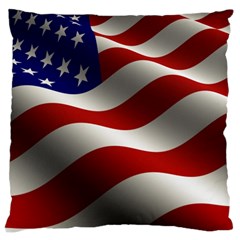 Flag United States Stars Stripes Symbol Standard Flano Cushion Case (two Sides) by Simbadda