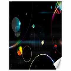 Glare Light Luster Circles Shapes Canvas 18  X 24   by Simbadda