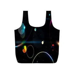 Glare Light Luster Circles Shapes Full Print Recycle Bags (s)  by Simbadda