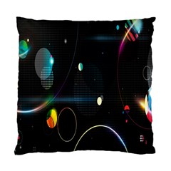 Glare Light Luster Circles Shapes Standard Cushion Case (one Side) by Simbadda