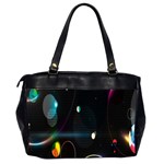 Glare Light Luster Circles Shapes Office Handbags (2 Sides)  Back