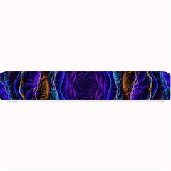 Flowers Dive Neon Light Patterns Small Bar Mats by Simbadda