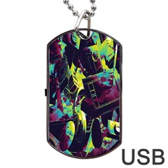 Items Headphones Camcorders Cameras Tablet Dog Tag Usb Flash (one Side) by Simbadda