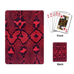 Leather Point Surface Playing Card