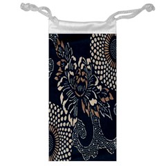 Patterns Dark Shape Surface Jewelry Bag by Simbadda