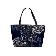 Patterns Dark Shape Surface Shoulder Handbags by Simbadda