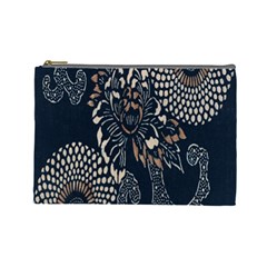 Patterns Dark Shape Surface Cosmetic Bag (large)  by Simbadda