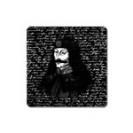 Count Vlad Dracula Square Magnet Front