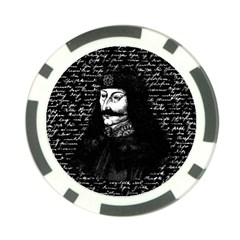 Count Vlad Dracula Poker Chip Card Guard (10 Pack) by Valentinaart
