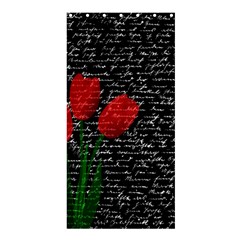 Red Tulips Shower Curtain 36  X 72  (stall)  by Valentinaart