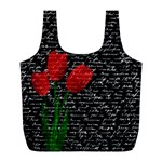 Red tulips Full Print Recycle Bags (L)  Front