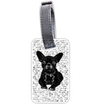 Cute bulldog Luggage Tags (One Side)  Front