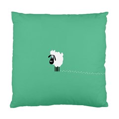 Sheep Trails Curly Minimalism Standard Cushion Case (two Sides) by Simbadda