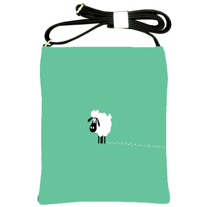 Sheep Trails Curly Minimalism Shoulder Sling Bags