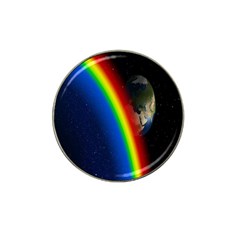 Rainbow Earth Outer Space Fantasy Carmen Image Hat Clip Ball Marker by Simbadda