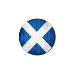 Scotland Flag Surface Texture Color Symbolism Golf Ball Marker (10 pack) Front