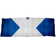 Scotland Flag Surface Texture Color Symbolism Body Pillow Case Dakimakura (two Sides) by Simbadda