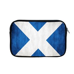 Scotland Flag Surface Texture Color Symbolism Apple Macbook Pro 13  Zipper Case by Simbadda