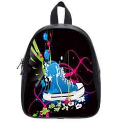 Sneakers Shoes Patterns Bright School Bags (small)  by Simbadda