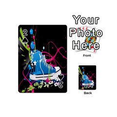 Sneakers Shoes Patterns Bright Playing Cards 54 (Mini) 