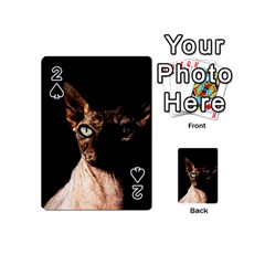 Sphynx Cat Playing Cards 54 (mini)  by Valentinaart