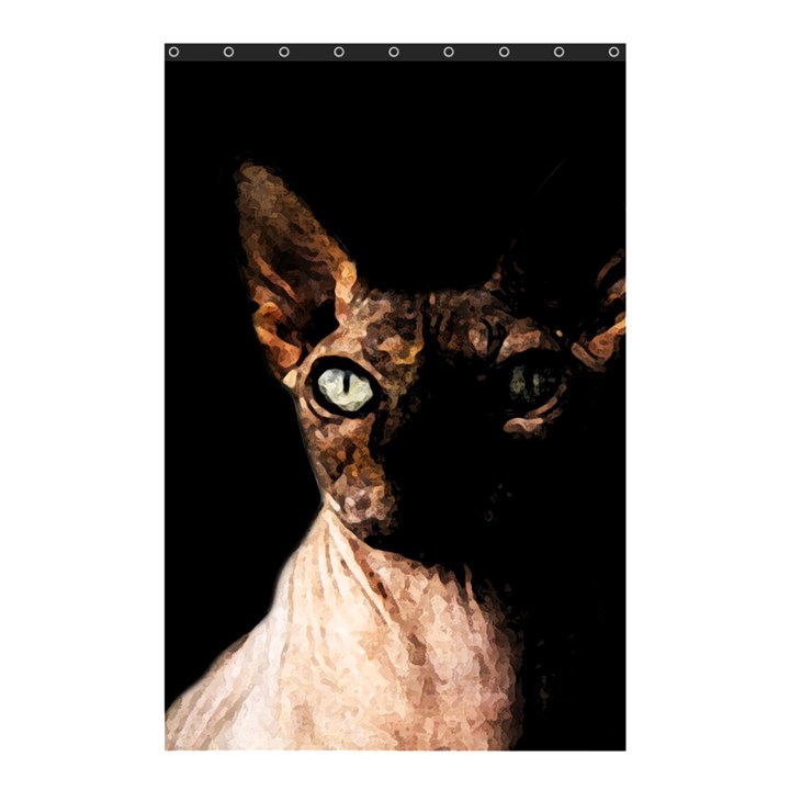 Sphynx cat Shower Curtain 48  x 72  (Small) 