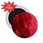 Red Background Texture 2.25  Magnets (10 pack)  Front