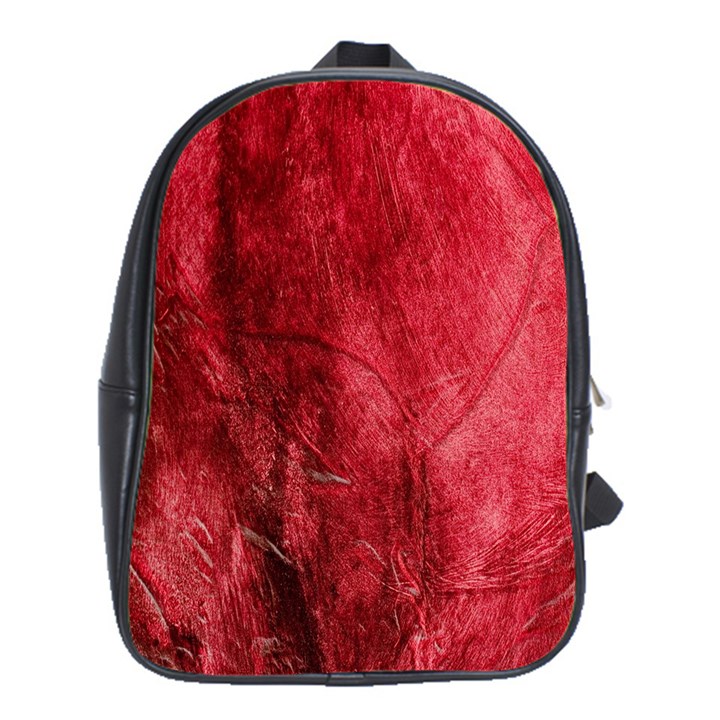 Red Background Texture School Bags (XL) 