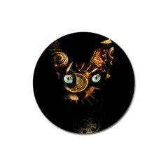 Sphynx Cat Magnet 3  (round)