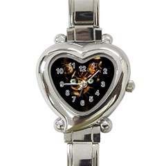 Sphynx Cat Heart Italian Charm Watch by Valentinaart