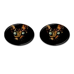 Sphynx Cat Cufflinks (oval) by Valentinaart