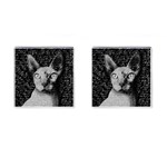 Sphynx cat Cufflinks (Square) Front(Pair)