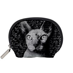 Sphynx Cat Accessory Pouches (small)  by Valentinaart