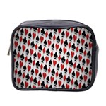 Suit Spades Hearts Clubs Diamonds Background Texture Mini Toiletries Bag 2-Side Front