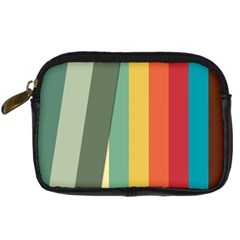 Texture Stripes Lines Color Bright Digital Camera Cases by Simbadda