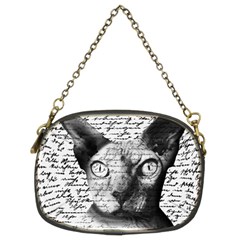 Sphynx Cat Chain Purses (two Sides)  by Valentinaart