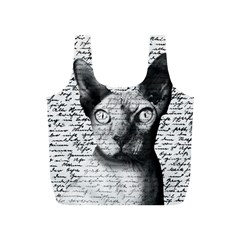 Sphynx cat Full Print Recycle Bags (S) 