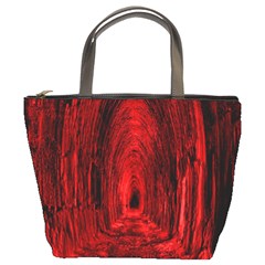 Tunnel Red Black Light Bucket Bags by Simbadda
