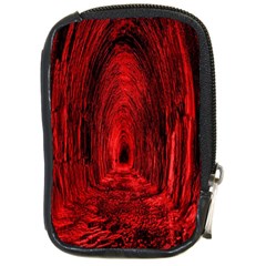 Tunnel Red Black Light Compact Camera Cases by Simbadda