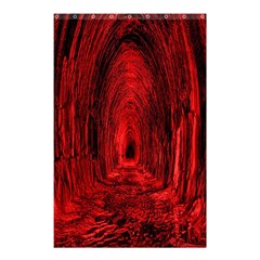 Tunnel Red Black Light Shower Curtain 48  X 72  (small)  by Simbadda