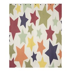 Star Colorful Surface Shower Curtain 60  X 72  (medium)  by Simbadda