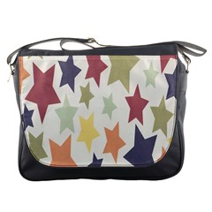 Star Colorful Surface Messenger Bags by Simbadda