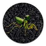 Mantis Round Mousepads Front