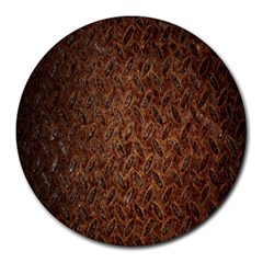 Texture Background Rust Surface Shape Round Mousepads by Simbadda