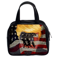 Caution Classic Handbags (2 Sides) by Valentinaart