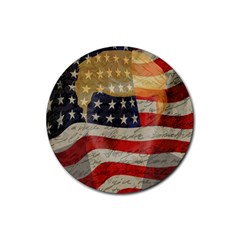 American President Rubber Coaster (round)  by Valentinaart