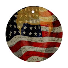 American President Round Ornament (two Sides) by Valentinaart